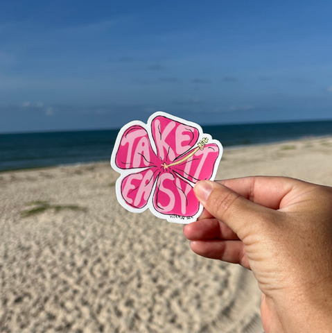 Hibiscus Watercolor Sticker
