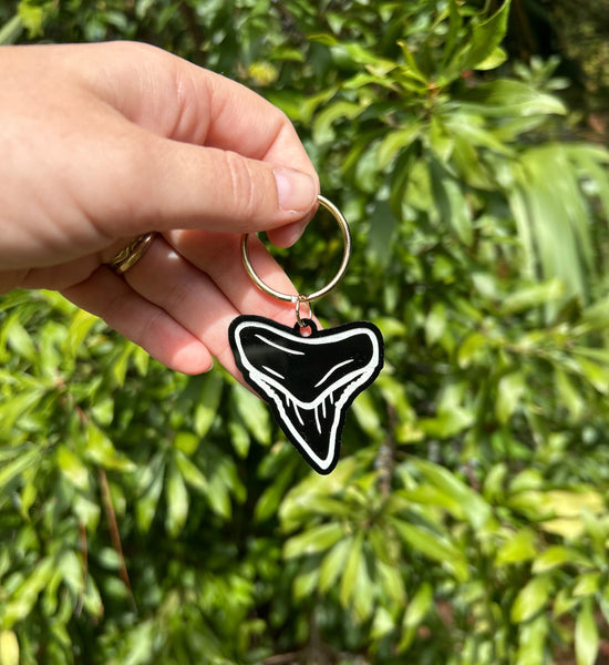Shark Tooth Keychain