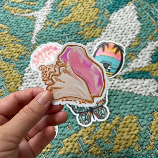 Conch Watercolor Sticker
