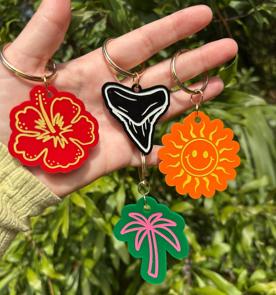 Shark Tooth Keychain