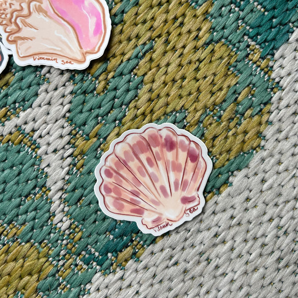 Calico Shell Sticker