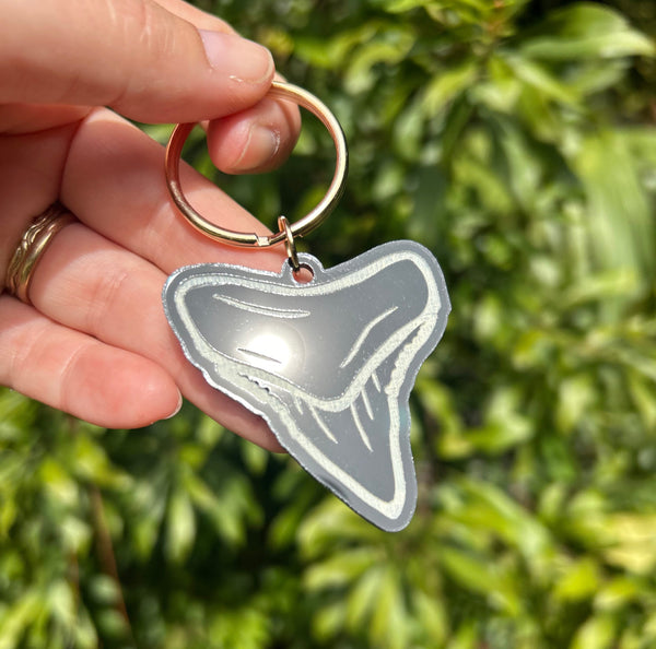 Shark Tooth Keychain