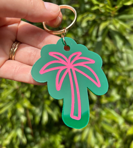 Palm Tree Keychain