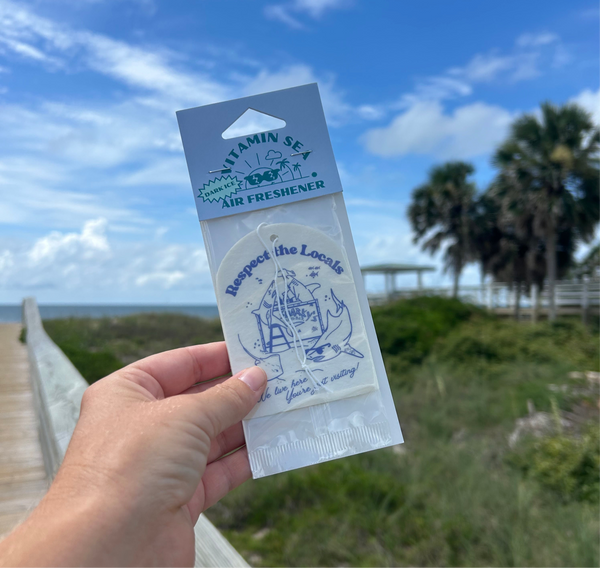 Shark Respect The Locals Air Freshener