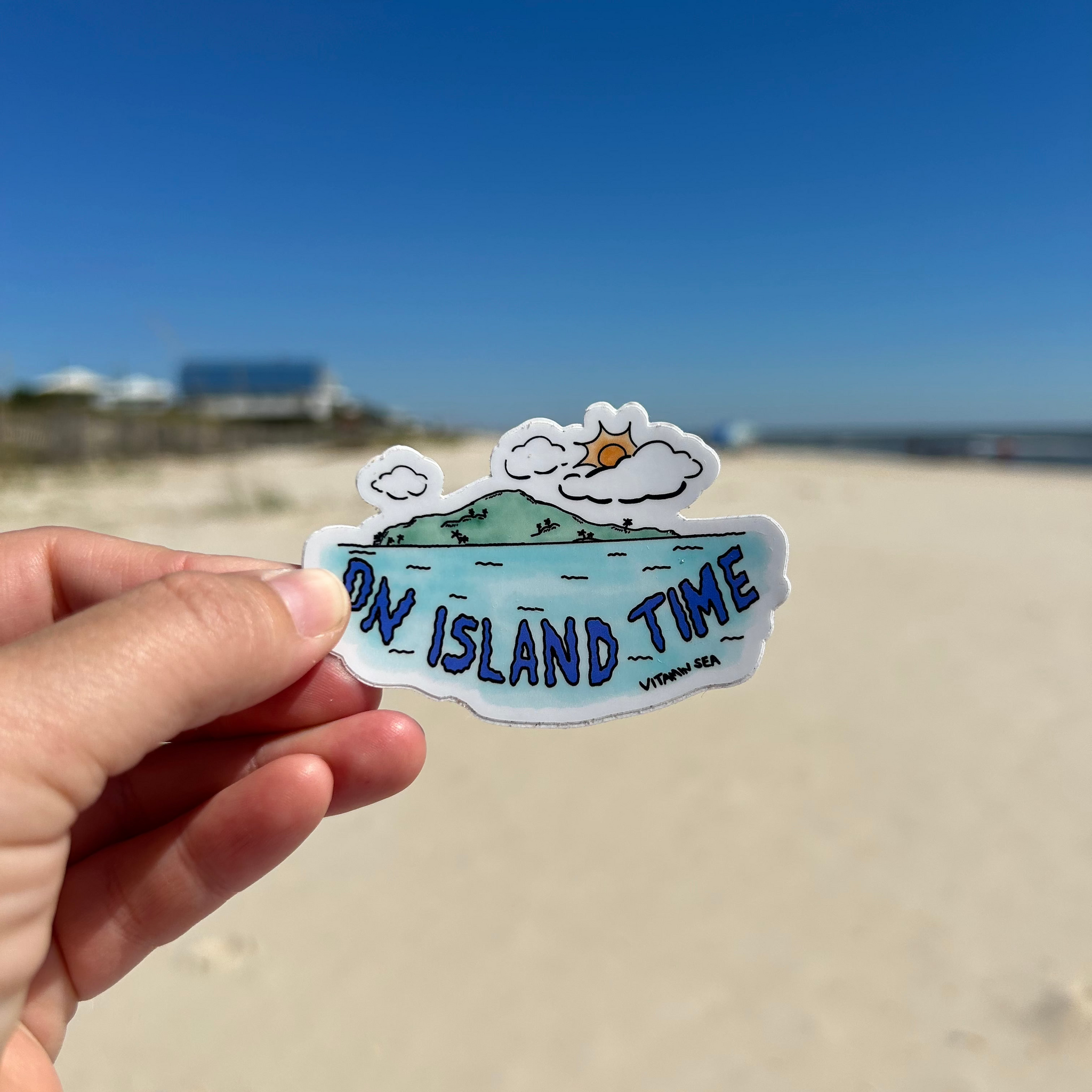 on island time sticker