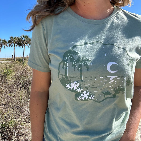 sage shell tee vitamin sea