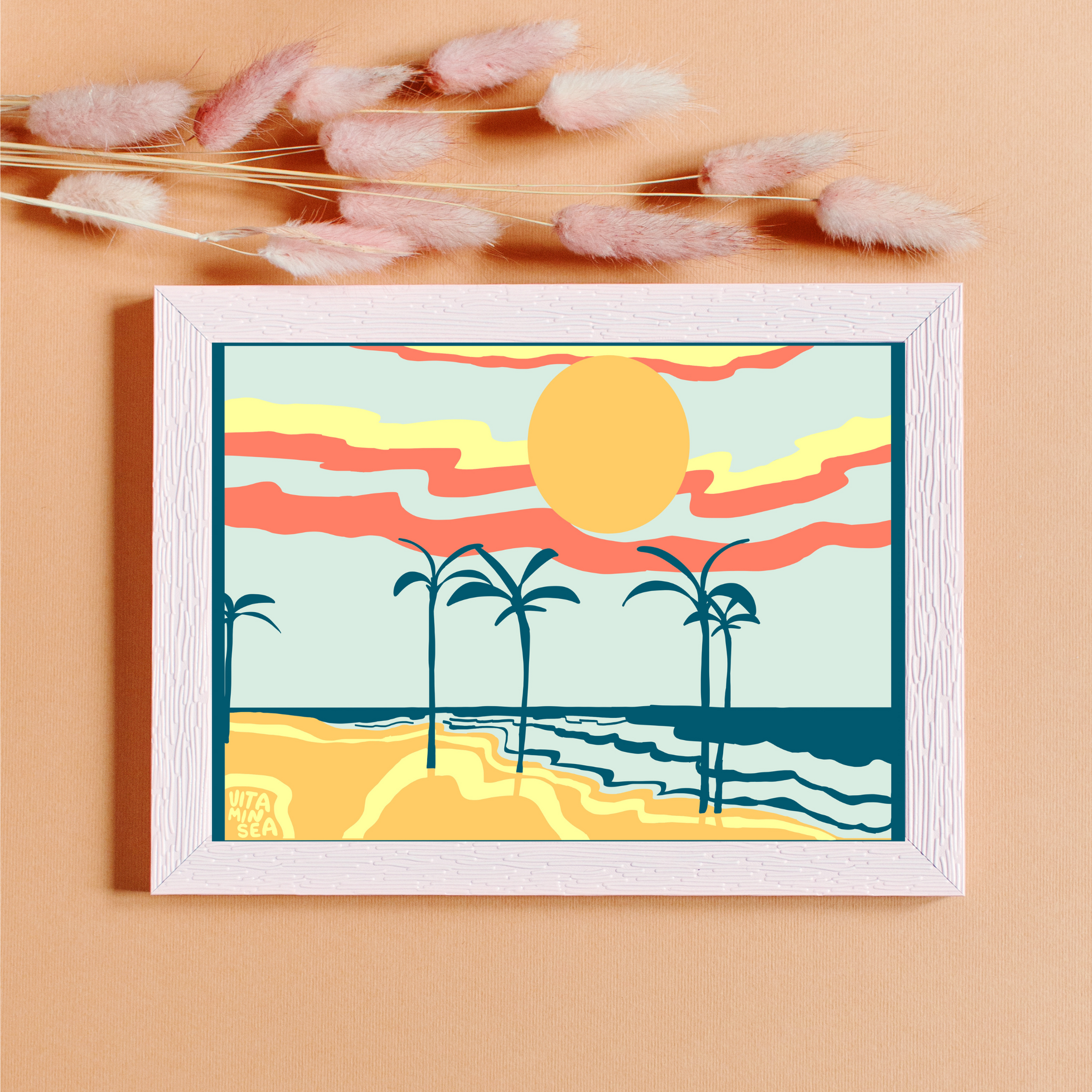 sunset art print