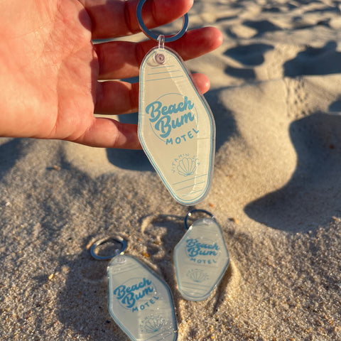 beach bum keychain