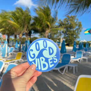 good vibes sticker